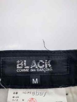 BLACK COMME des GARCONS Saruel Pants M Cotton BLK 1C-P014