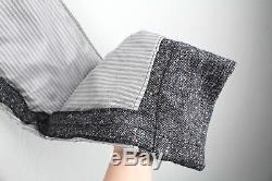 BLACK FLEECE (BB1) W32 Thom Browne for Brooks Brothers Slim Tweed Wool Trousers