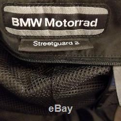 BMW Mens Motorcycle Pants Sz 42 Long Motorrad Streetguard 2 Black Trousers