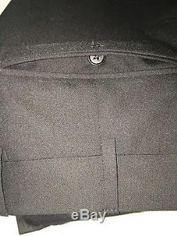 BN Ralph Lauren Men's Size 38 Virgin Wool Black Suit Jacket Trousers Pants £1550