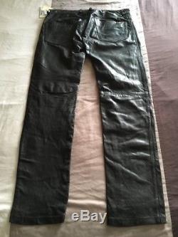 BNWT Diesel Leather Trousers Pants Jeans 32
