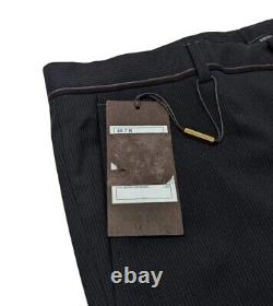 BNWT Gucci Mens Pure Wool Slim Fit Trousers Black Charcoal IT 46 UK 32 RRP £445