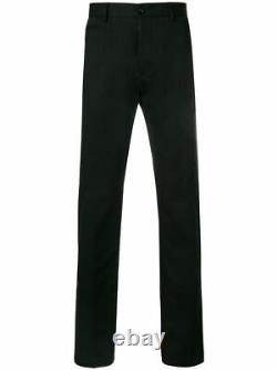 BNWT Mens Maison Martin Margiela Black Tailored Fitted Trousers 100% Cotton W34