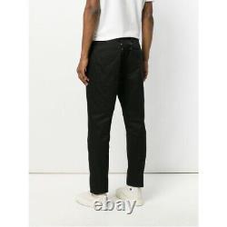 BNWT Mens Maison Martin Margiela Black Tailored Fitted Trousers 100% Cotton W34