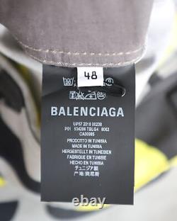 Balenciaga Camouflage Twill Cargo Trousers in Multicolor Cotton