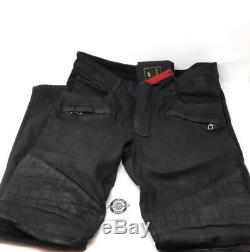 Balmain H&M Biker Denim Jeans 33 Waist 33 DS Trousers Pants