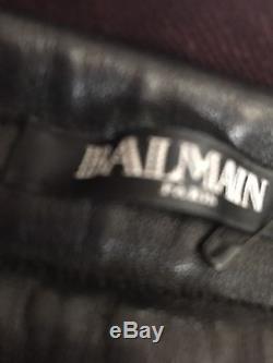 Balmain Leather Trousers