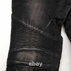 Balmain Men's Trousers W 34 in Black 100% Cotton Chino