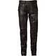Balmain Mens Black Cotton Varnished Biker Trouser Jeans W5ht503d209 Size 31