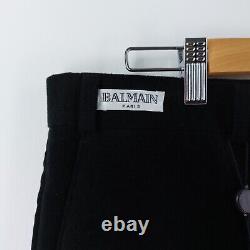 Balmain Paris Men's W36 L34 Long Soft Velvet Moleskin 100% Cotton Trousers BNWT
