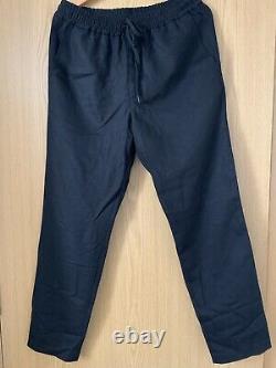 Barena Venezia, Black Wool Trousers, Size 48, Brand New With Tags