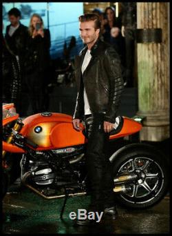 Belstaff David Beckham Waxed Blackrod Jeans Pants Trousers Moto Bike Size 34 New