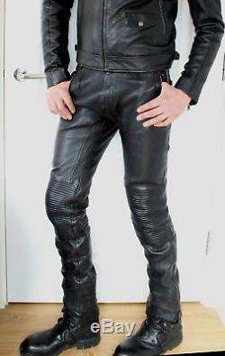 Belstaff Telford Designer Leather Trousers Size 31