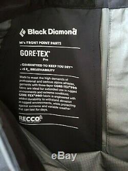 Black Diamond Front Point Pants Trousers, Mens Size M (32/34) Gore Tex Pro