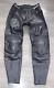 Black Leather Vanucci Armour Sport Racing Men's Trousers Jeans Size W32 L31
