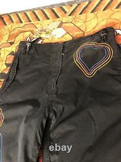 Black Maharishi Embroidered Psychedelic Dragon Sno Pant Trousers Size L 12 BNWT