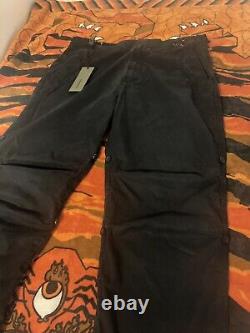 Black Maharishi Harvest Moon Embroidered Trousers Size L BNWT