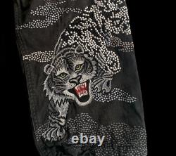 Black Maharishi Tiger Embroidered Snopants Mens Small