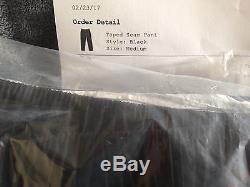 Black Supreme SS17 taped seam pant size medium