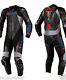 Black Suzuki Gsxr Motorbike Leather Suit Men Motorcycle Leather Jacket Trouser