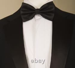 Black Tie Tuxedo Suit Black Ex Hire Formal Evening Dinner Jacket Trousers