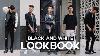 Black White Lookbook Minimal Mens Outfits Imdrewscott