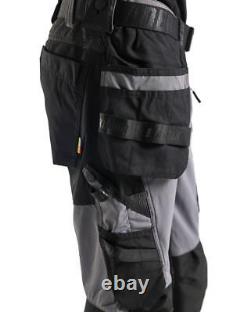 Blaklader Craftsman grey/black men's 4-way stretch holster work trouser
