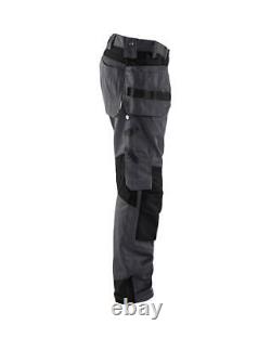 Blaklader Craftsman mid-grey/black men's twill holster pocket trouser #1555