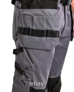 Blaklader Craftsman mid-grey/black men's twill holster pocket trouser #1555