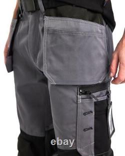 Blaklader Craftsman mid-grey/black men's twill holster pocket trouser #1555