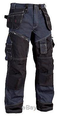 Blaklader Knee Pad Work Trousers with Nail Pockets (Denim) X1500 1500 1140