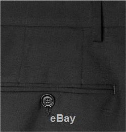 Bnwt Burberry Black Slim Fit Wool Suit Trousers Size 44 Small Waist 28 Us 38 Eu