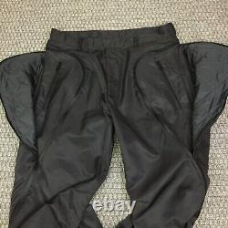 Bottega Veneta Pre Fall 2020 Zip Detail Black Trousers Italy Sz 50 (W34 L32)