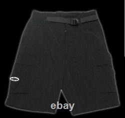 Brand New Black Corteiz Cargo Nylon Shorts CRTZ W32 Size Large