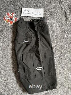 Brand New Black Corteiz Cargo Nylon Shorts CRTZ W32 Size Large