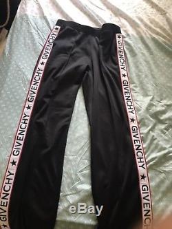 Brand new Men's Givenchy LOGO TAPE Pants/BLACK size S