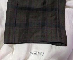 Brooks Brothers Black Fleece Thom Browne Cashmere Plaid Dress Pants Size BB2
