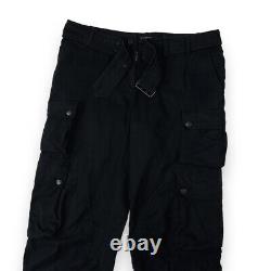 Burberry Black Cargo Trousers