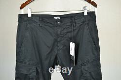C. P. Company Garment Dyed lens pocket cargo pants black sz 54