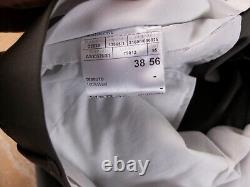 CANALI green flat fronted wool dress pants Size 40 US / 56 IT authentic NWT