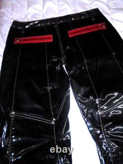 CHOR Punk / Goth wetlook Polyester Trousers