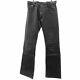 Chrome Hearts Lthr Pants Cross Ball Button Flared Knee Leather Pants