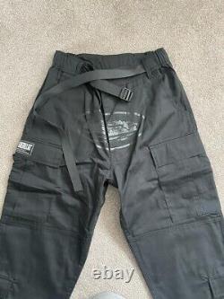 CRTZ RTW Corteiz Triple Black Cargo Pants Brand new