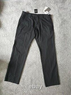 Canali Black Dress Trousers. BNWT. XL (52)