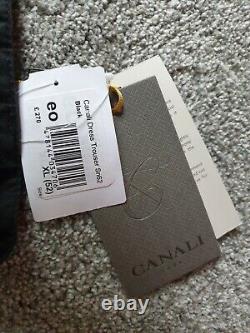 Canali Black Dress Trousers. BNWT. XL (52)