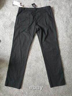 Canali Black Dress Trousers. BNWT. XL (52)