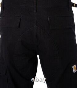 Carhartt WIP Aviation Cargo Trousers Mens Black size M C13