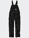 Carhartt Workwear Men's Relaxed Fit Duck Bib Overall In Black