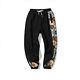 Casual Pants Men Embroidery Patchwork Harem Trousers Oversized Harajuku Joggers