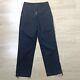 Corneliani Chino Pants Trousers Black Cotton Mens Size It 46 Us 36 Small